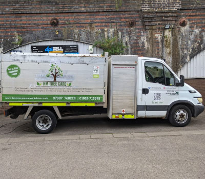 KM Tree Care Truck Van